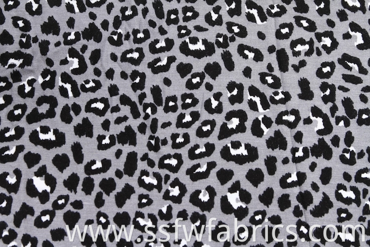 Special Leopard Viscose Fabric